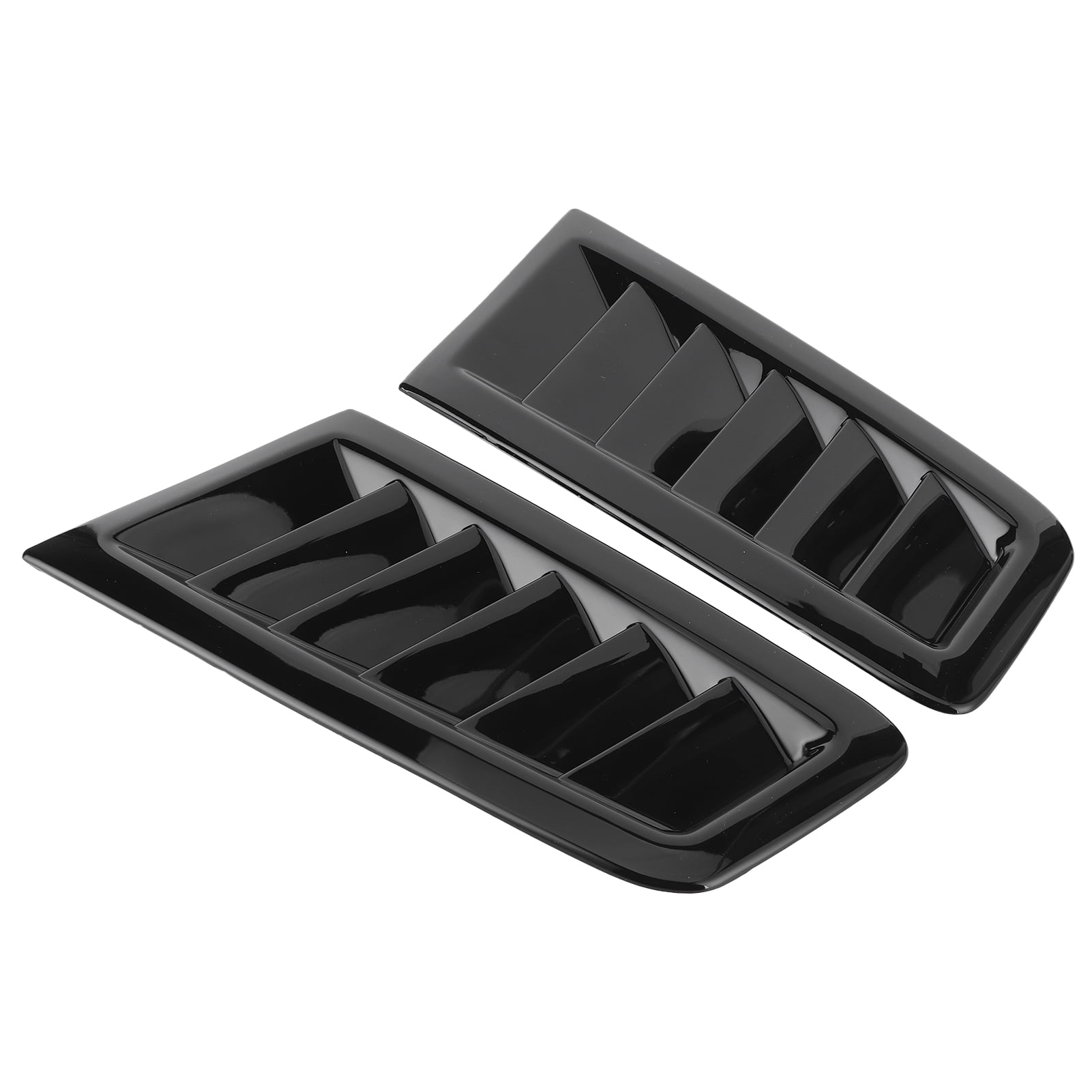 ESTINK Carbon Fiber Hood, Hood Vent Car, 2Pcs Universal Bonnet Vents Exterior Car Part For Rs Mk2 Style Front
