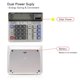 thumbnail image 4 of Large Electronic Calculator Counter Solar & Battery Power 12 Digit Display Multi-functional Big Button for Business Office School Calculating, 4 of 4