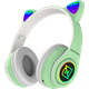 thumbnail image 4 of Audifonos Gamer Bluetooth Necnon Nbh-07 Oreja Gato verde Unitalla NECNON NBH-07, 4 of 6