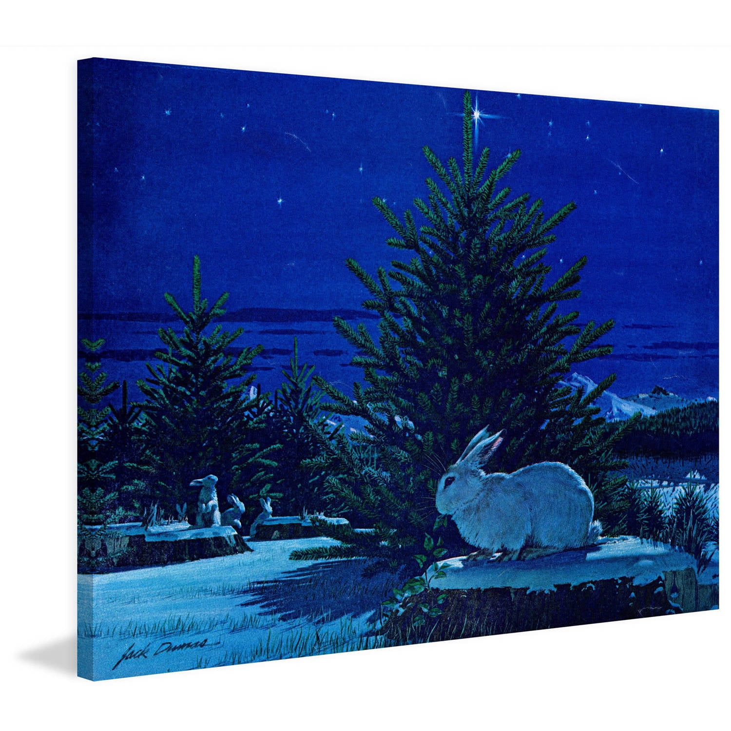 Marmont Hill - "First Tree" Painting Print on Wrapped Canvas
