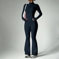 thumbnail image 4 of adaychics Yoga Outfits for Womens 2 Piece Set Long Sleeve Full Zip Jacket and High Waisted Flared Gym Leggings Set for Workout, 4 of 9