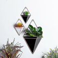 thumbnail image 2 of 2 Pcs/set Hanging Vases Geometric Wall Decoration Container For Succulent Plants Mini Cactus, 2 of 4