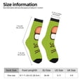 thumbnail image 5 of Yiaed Fresh Sushi Print Great elasticity Crew Socks Sports socks for Men and Women, 5 of 5