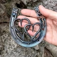 thumbnail image 4 of Handmade Horseshoe, Cast Horseshoe Wall Decor, C, 4 of 5