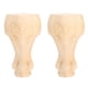 thumbnail image 1 of Pata de muebles de madera, 2 piezas de madera tallada para muebles, pie de silla, pie de madera para muebles, rendimiento de primer nivel, 1 of 8