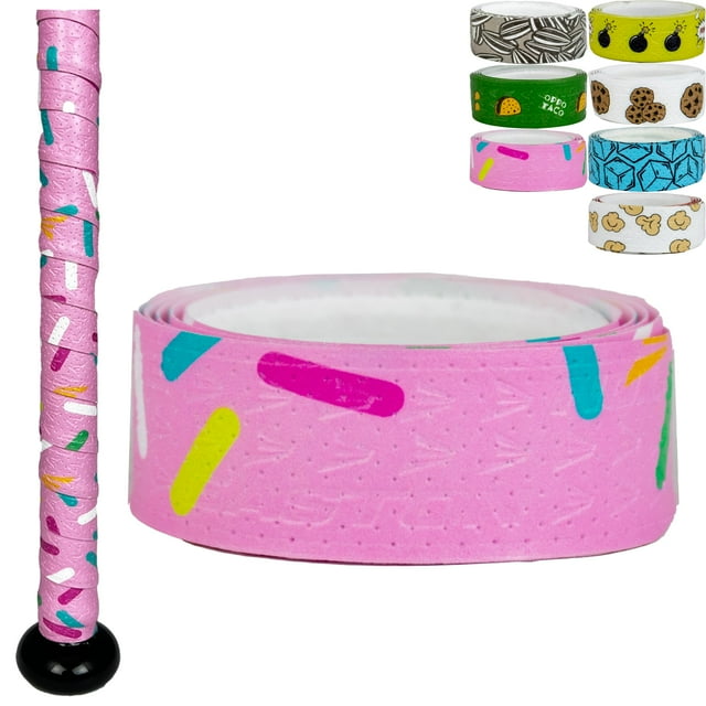 Sprinkles Bat Grip Easton Flow Tack para béisbol/sóftbol, 1,80 mm