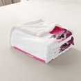 thumbnail image 4 of Erosebridal Letter Initial Throw Blanket for Couch 60x80,Monogrammed Personalized Fleece Blanket,Flower Decor, 4 of 7