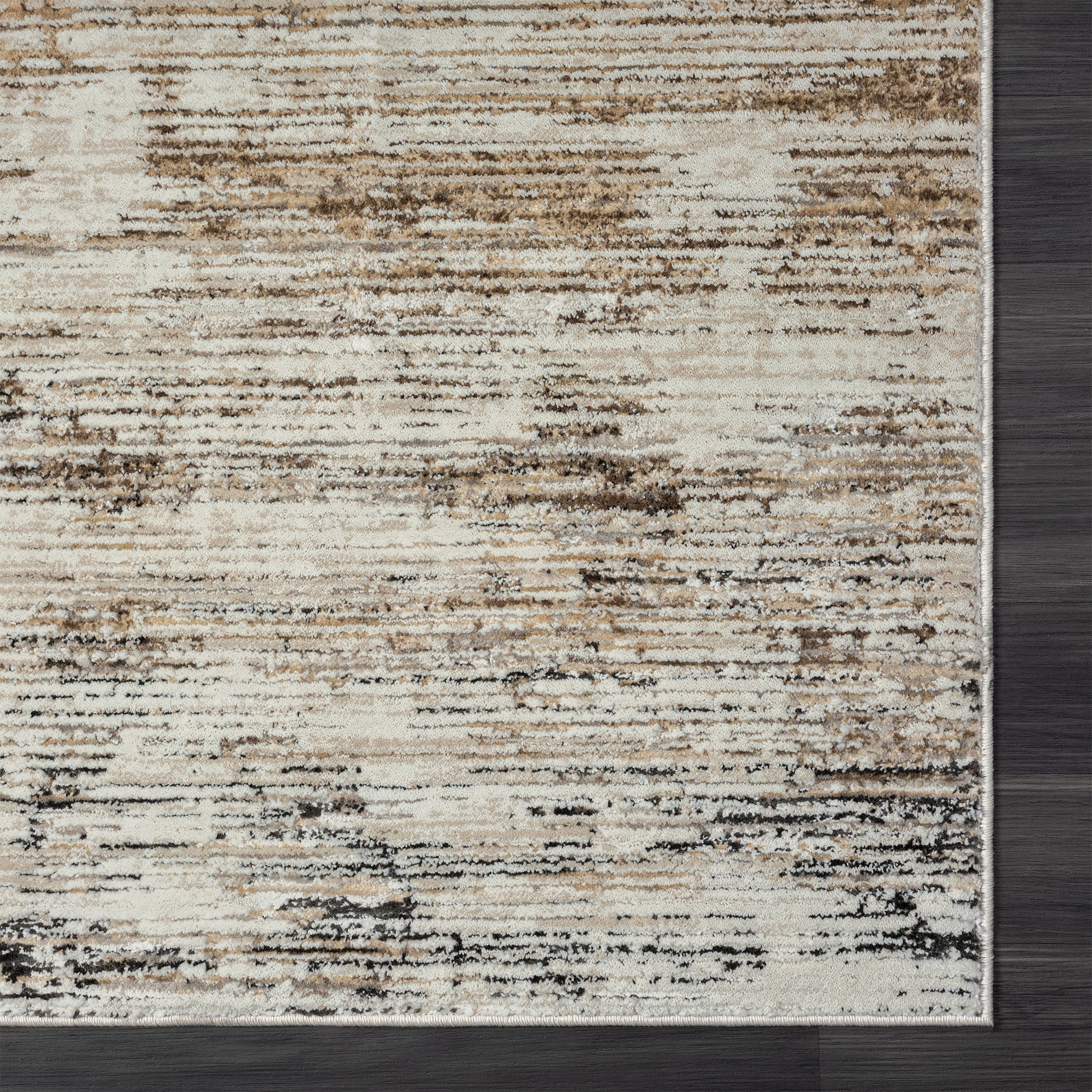 LR Home Brielle Iris Abstract Indoor Polyester Blend Area Rug, Gray/Multi, 2' x 3'
