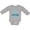 AC-Heather Grey, variant on Inktastic Captain Adorable, Boat Anchor, Nautical - Blue Boys Long Sleeve Baby Bodysuit