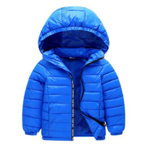 10/12 Black & Blue Arctic Quest Boys Windproof Waterproof Insulated Hooded Winter Snow and Ski Jacket with Zippered Pockets