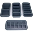 thumbnail image 2 of Souper Cubes Gift Set, 1-Cup 2-Cup 1/2 Cup and 2 Tablespoon trays with lids, freeze food in perfect portions, gray color, 2 of 7