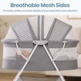 thumbnail image 5 of Dream On Me Karley Bassinet, Grey, 5 of 10