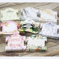 thumbnail image 5 of 50Pcs kraft paper For YOU Hairpin Card 9*10cm flower design Jewelry Display Cards DIY THANK YOU hairclip ornaments package kraftmarble 50card50oppbag, 5 of 6