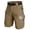 Light Brown, variant on Men's Summer Outdoor Casual Patchwork Pocket Cargo Shorts, Sport Utility Pants for Fun and Adventure,Army Green,L