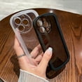 thumbnail image 2 of Cute Transparent Round Oval Phone Case For iPhone 13 12 11 Pro Max XR XS X 8 7 Plus SE 2022 Mini Soft Silicone Shockproof Cover, 2 of 4