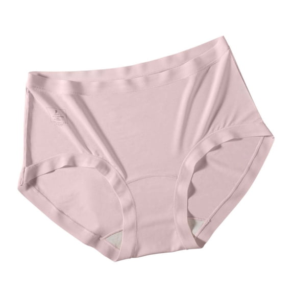 hoksml Women's 100% Cotton Underwear - Soft Breathable Solid Color Panties for Everyday Comfort
