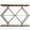 Brown, variant on BouPower 3-Tier Narrow Farmhouse Industrial Console Table, Geometric Metal Frame Sofa Entryway Table with Open Storage Shelves for Hallway Foyer Living Room