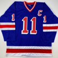 thumbnail image 4 of Autographed/Signed Mark Messier New York Blue Hockey Jersey JSA COA, 4 of 4