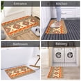 thumbnail image 6 of DouZhe Doormat Non-Slip Washable Floor Mat, Indoor Area Rug Vintage Southwestern Native Aztec Style Pattern Carpet, 24x16 inches, 6 of 7