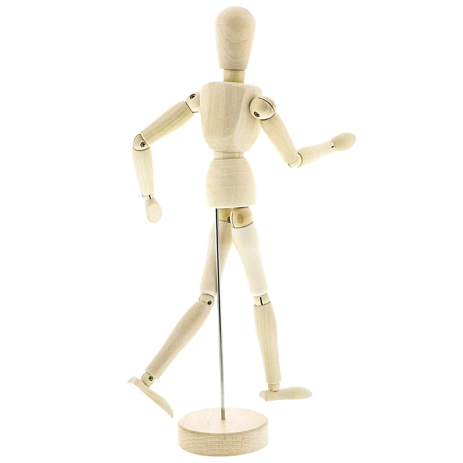 Jewelry Display Short-Flower4 Perfect for Drawing CUTICATE Jointed Posable Sectioned Wood Mannequin Hand Model with Flexible Fingers Sketch Painting