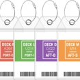thumbnail image 1 of Etiqueta para equipaje con clip para crucero, etiqueta para barco turístico, transparente, sellada, resistente al agua, tarjetero, 1 of 4