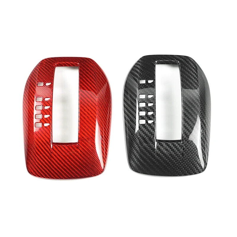 Real Hard Carbon Fiber Gear Shift Panel Cover Trim For Chevrolet Camaro 2010-15