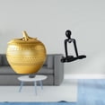 thumbnail image 2 of Figura De Resina De Pensador, Escultura Abstracta Moderna, Estatua De Fruta Sencilla, Adorno Decorativo Para Mesa, Estantería, Dormitorio, Oficina, Armario, Comedor, Chimenea., 2 of 8