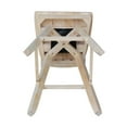 thumbnail image 5 of International Concepts Wood Ava Slat Back Bar Height Stool - 29.92" Seat Height - Unfinished, 5 of 18