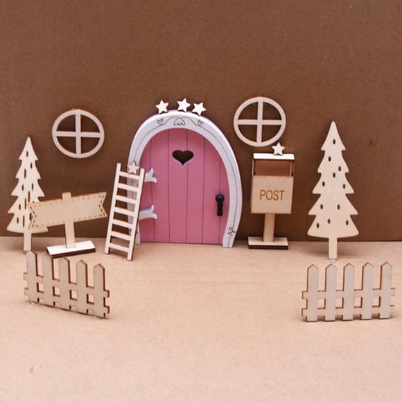 Boovnll Christmas Tree Decorations, 9 Pcs Mini Doll House Christmas Decoration Miniature Christmas Scene Dollhouse Christmas Set, Christmas Decorations, Christmas Decor, Christmas Decorations Indoor