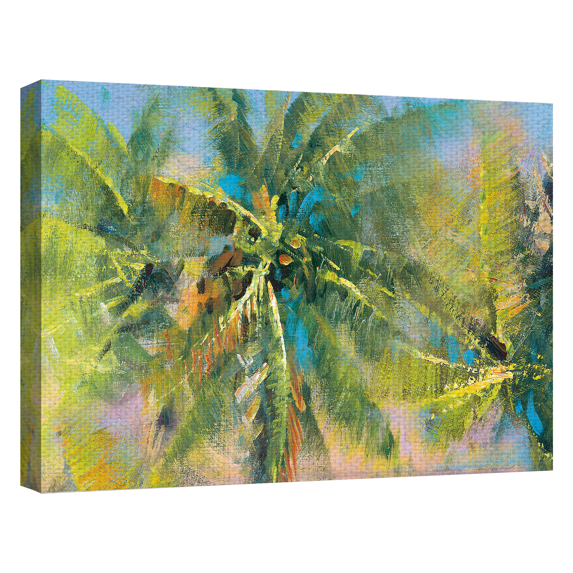 Masterpiece Art Gallery Palm Collage By Paul Mathenia Canvas Art Print 18" x 24"