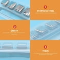 thumbnail image 3 of Stainless Steel Ice Cubes Whiskey Stones Whisky Rocks Beverage Chilling Stones Reusable Ice Cubes Stainless Steel Whiskey Ice Cubes with Tong for Bourbon Drinker Stainless Steel Ice Cube, 3 of 5