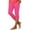 Hot Pink, variant on Women Capri Leggings Dressy Summer Casual Knee Length Beach Cropped Pants Trendy Lightweight Workout Yoga Capri Pant