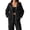 Black #042, variant on Womens Comfort Fit Zip Up Hoodie Casual Soft Travel Hoody Sweatshirts, XL