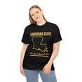 thumbnail image 3 of DJH Apparel | LOUISIANA STATE: We Ain't Hard To Find Sports Unisex Tshirt, 3 of 4