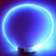 thumbnail image 3 of Flmtop LED Dog Collar Rechargeable Luminous USB Charging Puppy Light up Collar for Outdoor Blue, 3 of 9