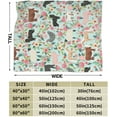thumbnail image 4 of Yibo Deer Blanket Flannel Soft and Comfortable Anti-static Bed Sofa Blanket, 4 of 7