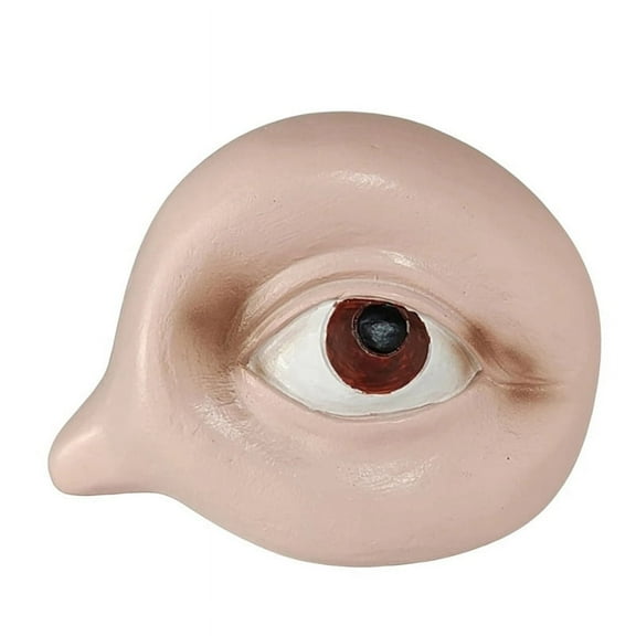 The All Seeing Fruit Resin Statue Simulation with Eyes Sculpture Desktop Decor Home-D