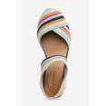 thumbnail image 4 of Comfortview Women's The Abra Stretch Fabric Espadrille, 4 of 6