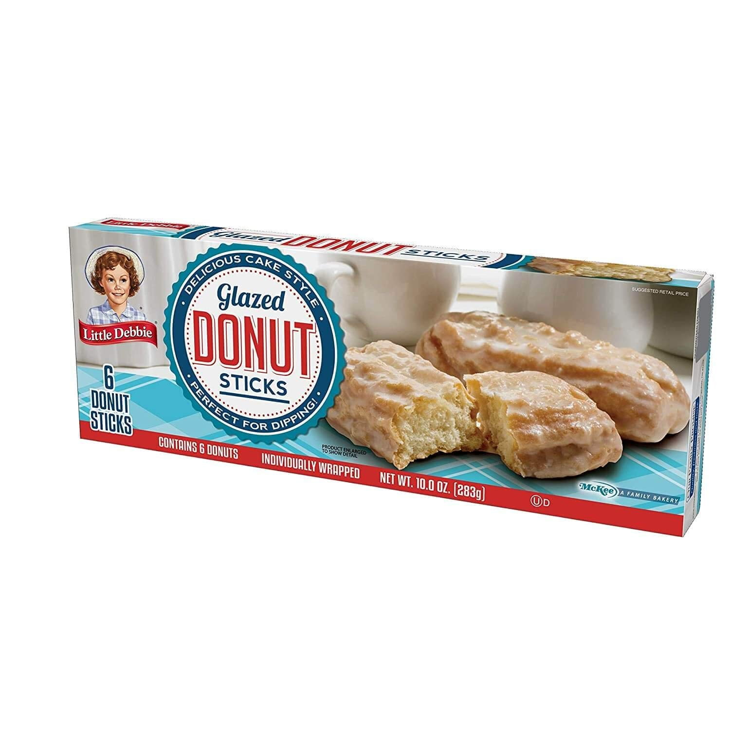 Little Debbie Snacks Donut Sticks, 6-Count Box (Pack of 6)