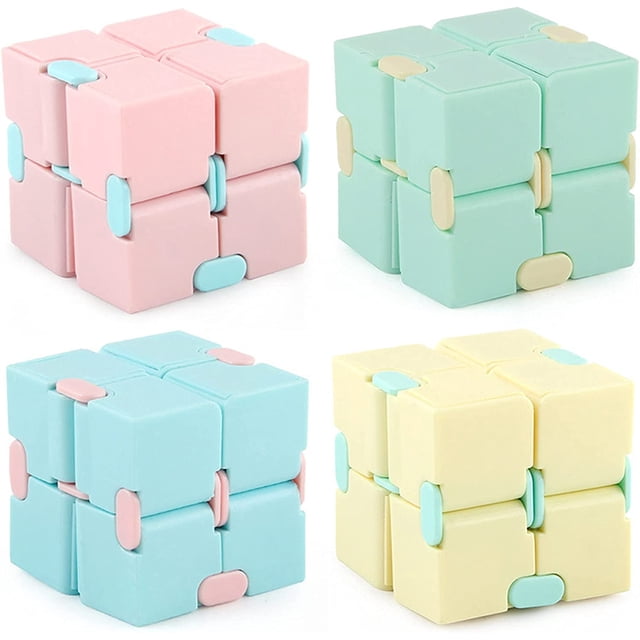 Fidget Toy Infinity Cubes HUOGUO, 4 unidades, para niños y adultos