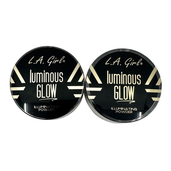 L.A. Girl Luminous Glow Illuminating Powder GLP969 Holographic Stardust 0.18 oz Set of 2