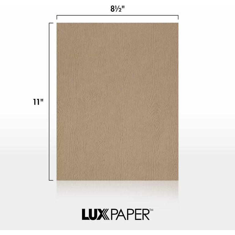 8 1/2 x 11 Paper - Oak Woodgrain (50 Qty.) 