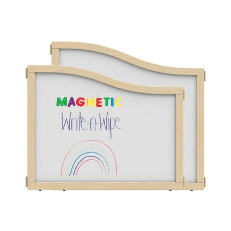 KYDZsuite Cascade Panels-Height:E to T,Material:Magnetic Write-n-Wipe,Width:36" wide