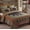Red, variant on Bear and Paw Rustic Lodge Quilt and Sham Set - Twin Size