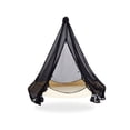 thumbnail image 2 of Hangout Pod, LLC Hangout Pod Lightweight Portable Sheer Mosquito Net, Bug Net - for Hangout Pod Hammock Bed, Black, 2 of 9