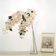 thumbnail image 3 of Efavormart 4 Pack 41" Tall Blush Silk Hanging Hydrangea Stems Artificial Flowers For Wedding Floral Arrangements, 3 of 11