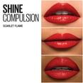 thumbnail image 2 of Maybelline Color Sensational Shine Compulsion Lipstick Makeup, Scarlet Flame, 2 of 8