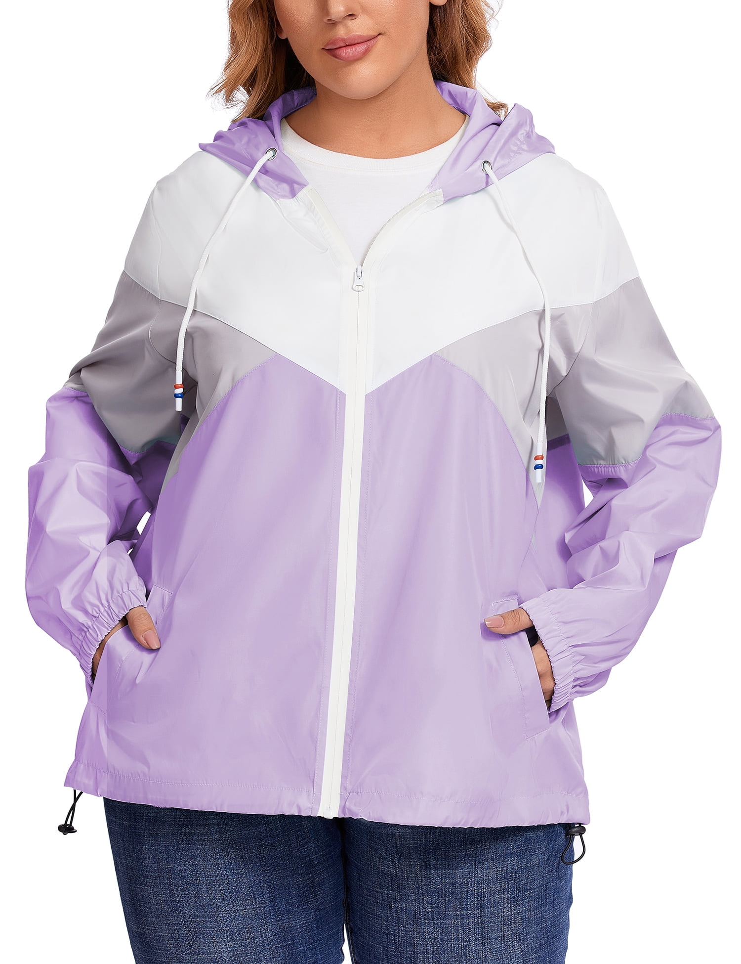 Plus Size Rain Jackets in Womens Plus 