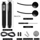 thumbnail image 3 of Black Skipping Rope Cordless Jump Rope Adjustable Adult Non Slip Handle for Fitness Home Exercises Crossfit Fat Burning Workdout, 3 of 5