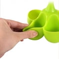 thumbnail image 5 of 5 Hole Silicone Egg Cooker High Temperature Resistant Steamed Egg Tray Food Grade Complementary Food Tools, 5 of 8